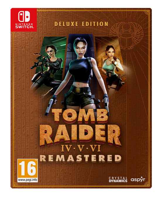 Tomb Raider IV-V-VI Remastered Starring Lara Croft Deluxe Edition SWITCH EU Prevendita Tomb Raider IV-V-VI Remastered Starring Lara Croft Deluxe Edition SWITCH EU Prevendita